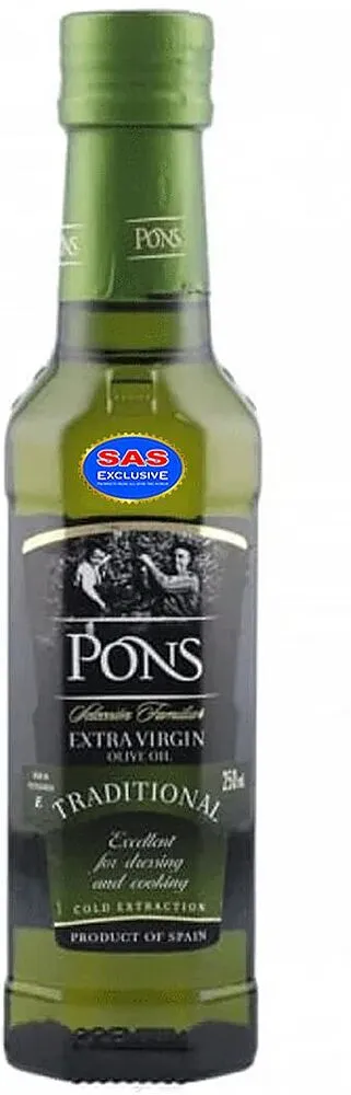 Ձեթ ձիթապտղի «Pons Traditional Extra Virgin» 250մլ