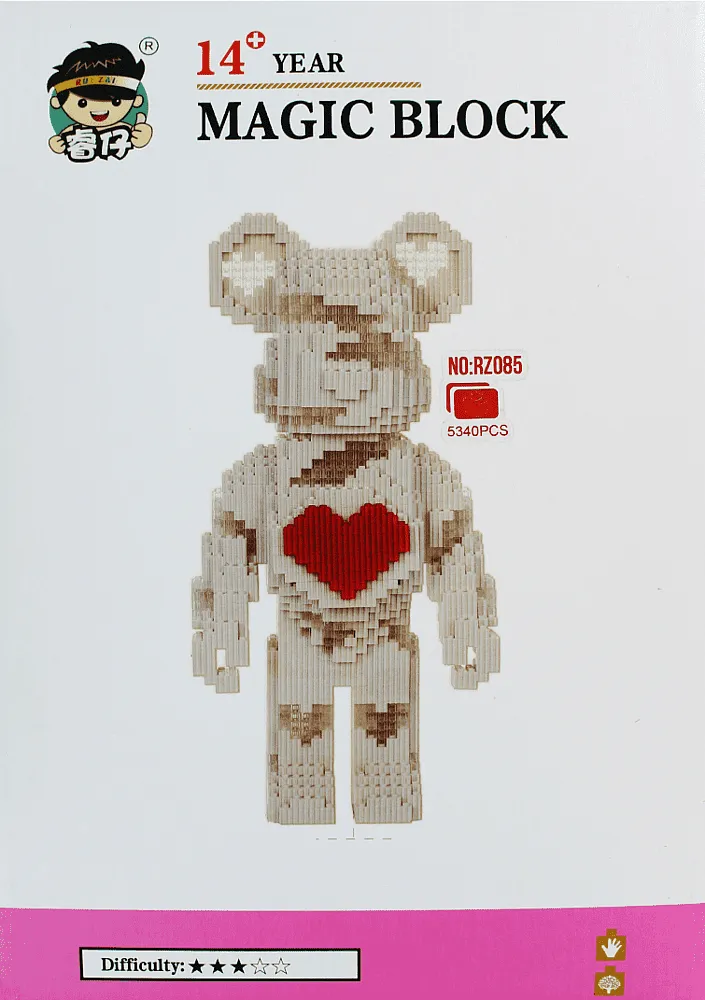 Խաղալիք-կոնստրուկտոր «Magic Block Bear»
