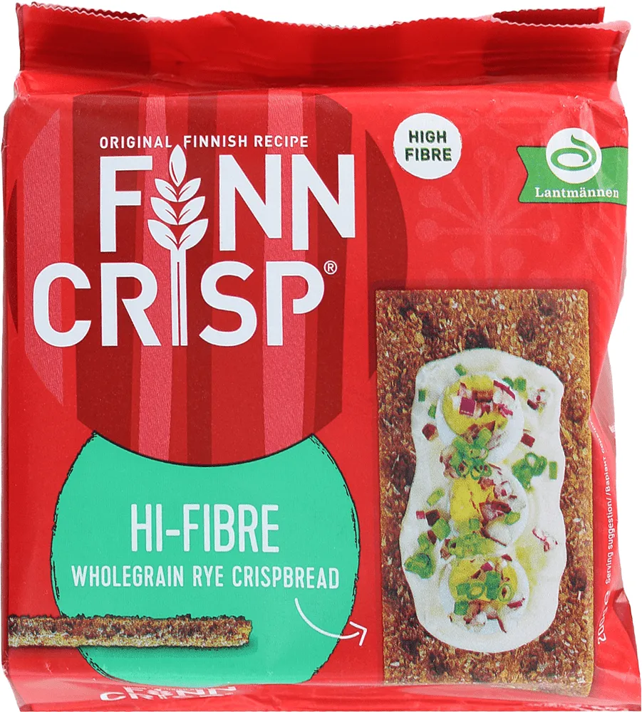 Խրթխրթան հացեր տարեկանի «Finn Crisp Hi-Fibre» 200գ