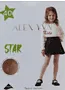 Զուգագուլպա սպիտակ մանկական «Alex YVN Star 40 Den»