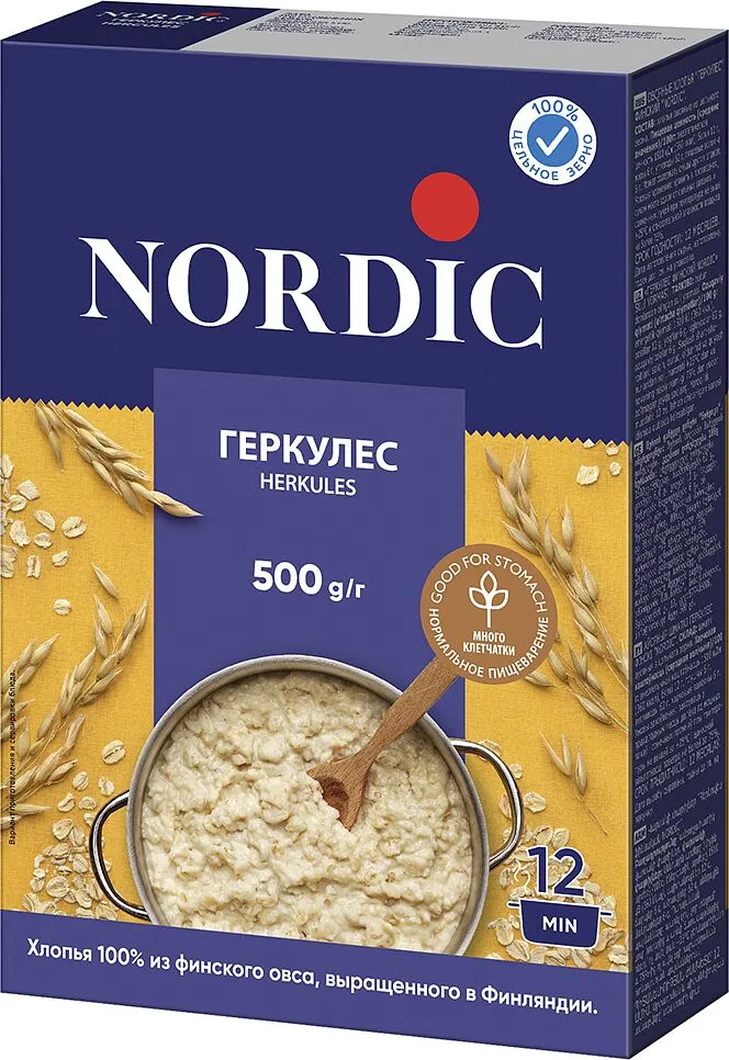 Փաթիլներ վարսակի «Nordic» 600գ