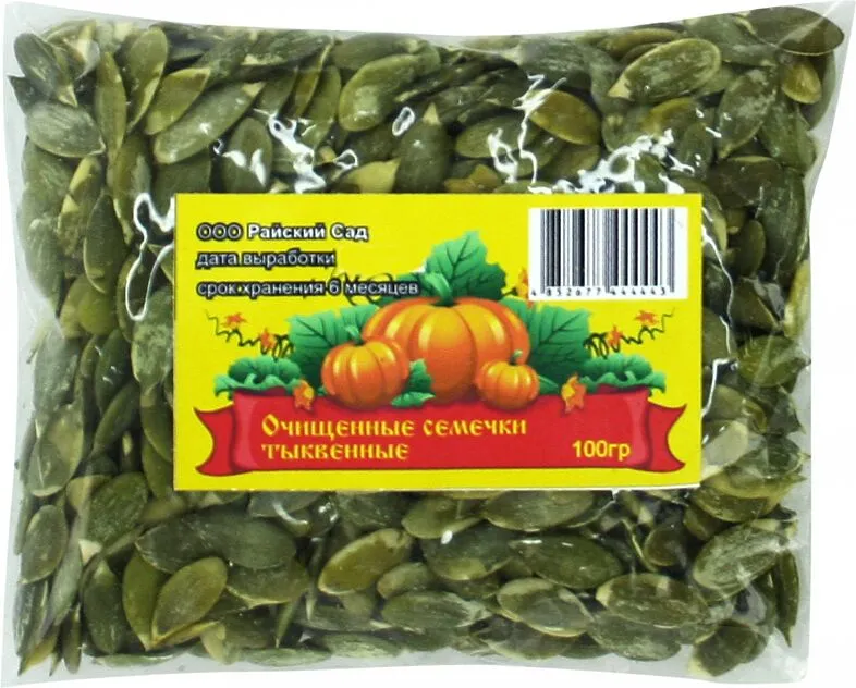 Դդմի սերմեր մաքրած «Ռայսկի Սադ» 100գ