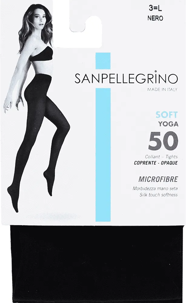 Զուգագուլպա սև «Sanpellegrino Yoga Nero 50 Den N3»