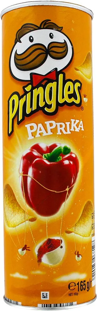 Չիպս պապրիկայի «Pringles» 165գ