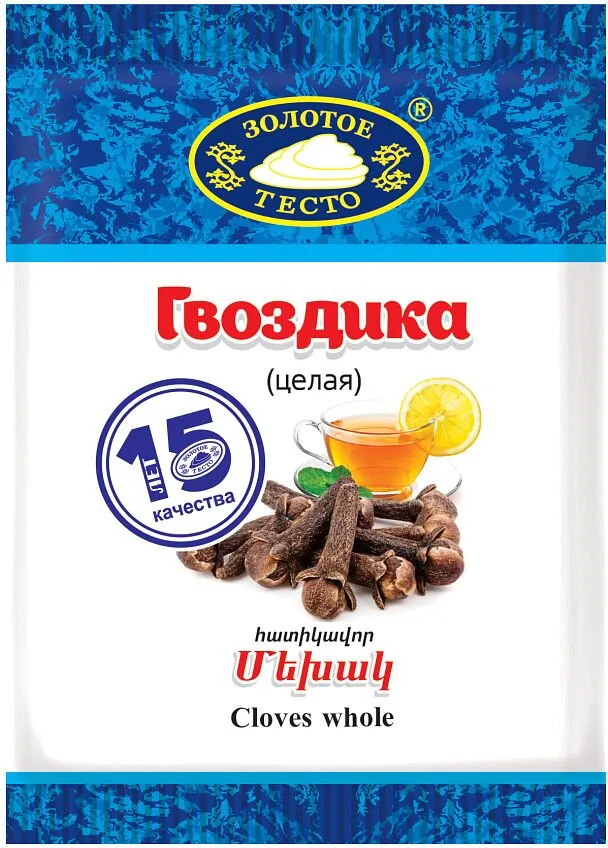 Մեխակ ամբողջական «Золотое тесто» 10գ