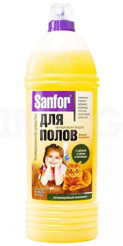 Հատակը մաքրելու միջոց «Sanfor» 1լ