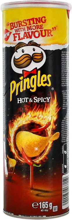 Չիպս կծու «Pringles Hot & Spicy» 165գ