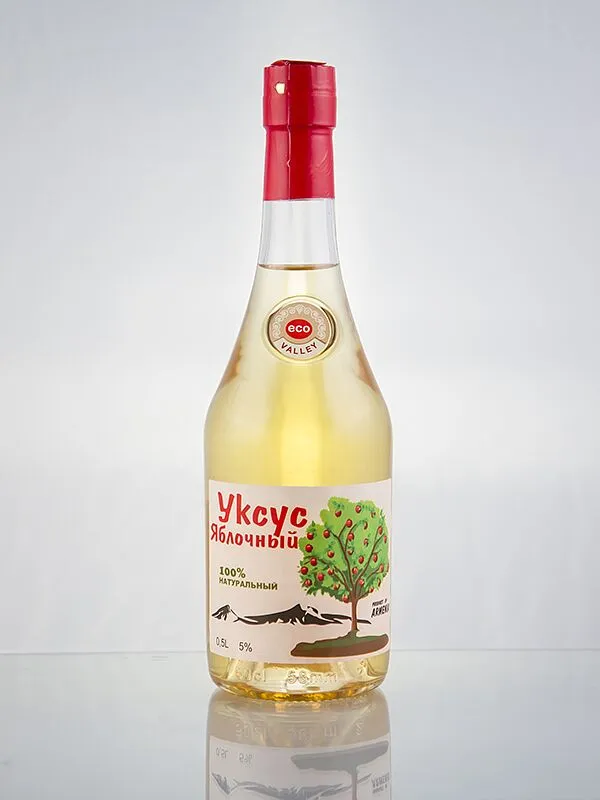 Քացախ խնձորի «Ecco Valley» 0.5լ 5%