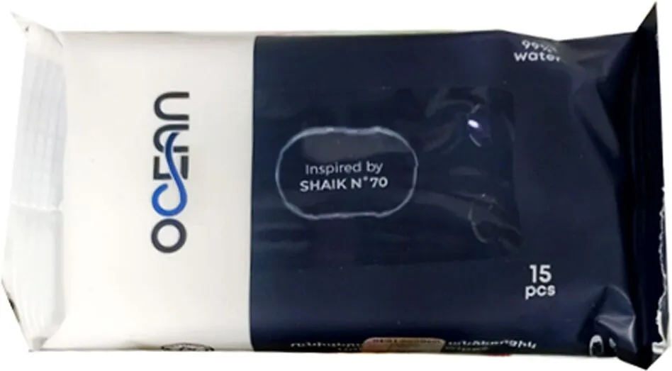 Անձեռոցիկ խոնավ «Ocean Bleu De Chanel» 15 հատ

