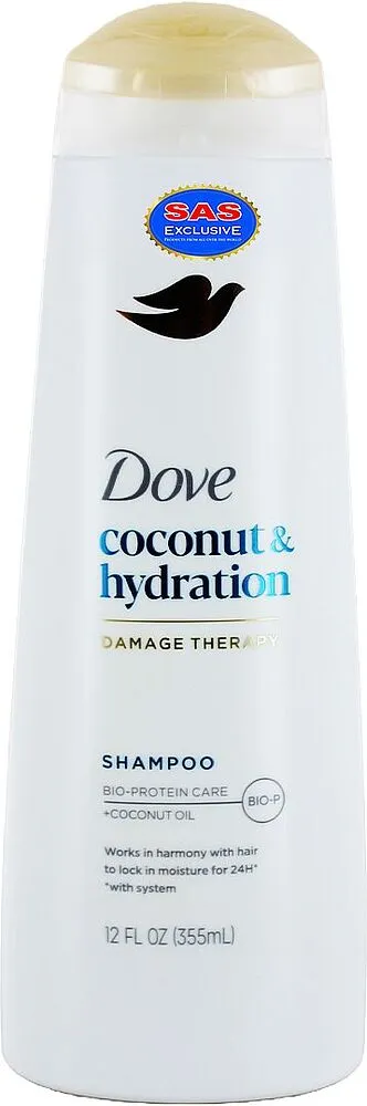 Շամպուն «Dove Coconut & Hydration» 355մլ