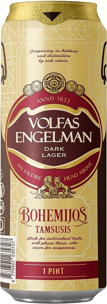 Գարեջուր «Volfas Engelman Bohemijos» 0.568լ