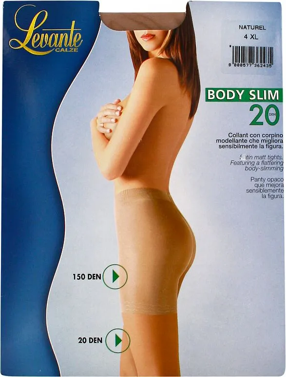 Զուգագուլպա մարմնագույն «Levante Body Slim 20Den N4»