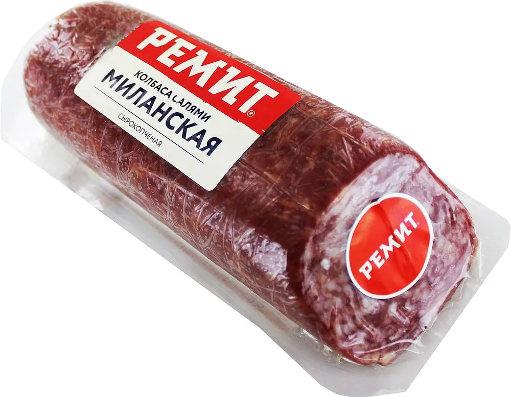 Երշիկ սալյամի հում-ապխտած «Ремит Миланская» 391գ