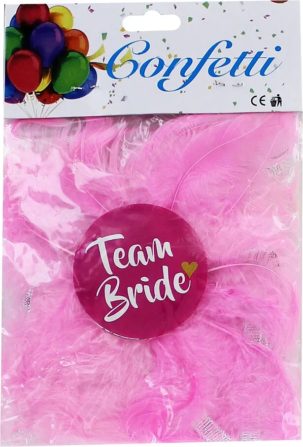 Թևնոց երեկույթի «Confetti Bride to Be»
