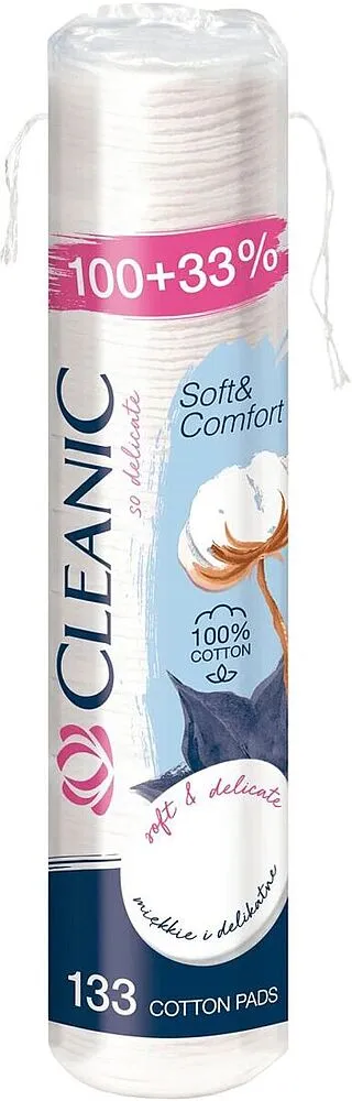 Բամբակյա բարձիկներ «Cleanic» 133հատ