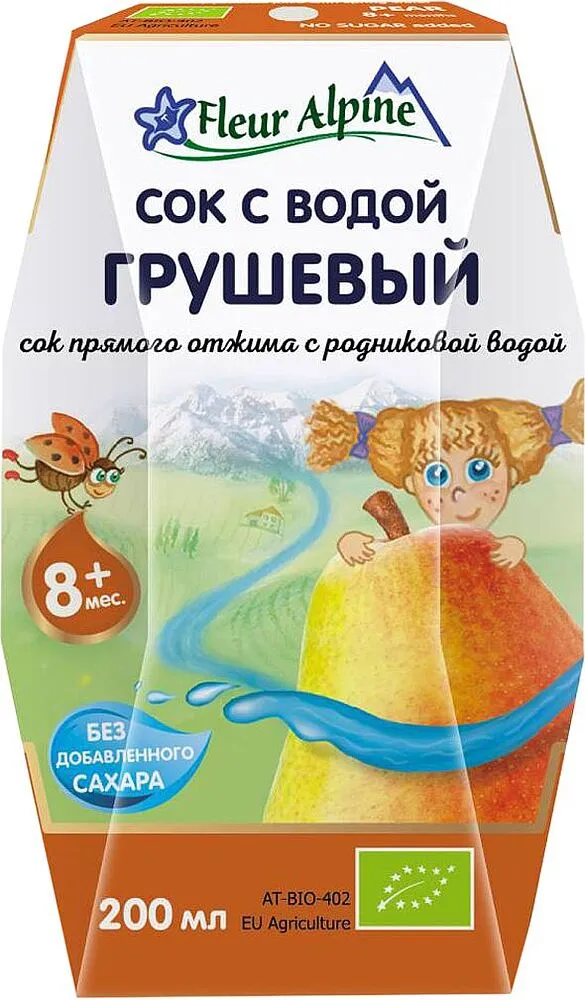 Հյութ տանձի «Fleur Alpine» 200մլ