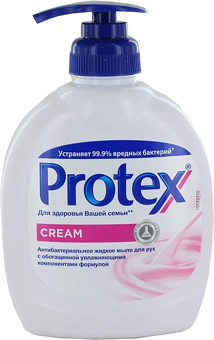 Հեղուկ օճառ հակաբակտերիալ «Protex Cream» 300մլ