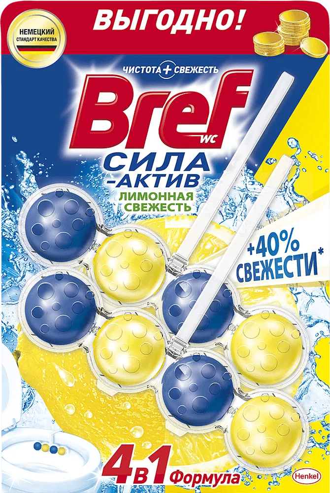 Զուգարանակոնքի մաքրող միջոց «Bref» 100գ
