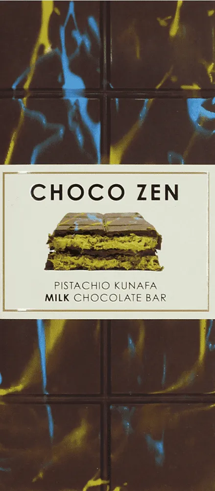 Շոկոլադե սալիկ պիստակով և կունաֆայով «Choco Zen» 100գ