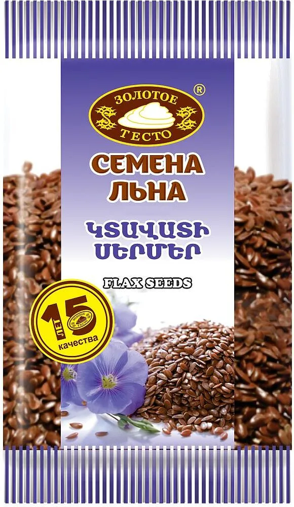 Կտավատի սերմեր «Золотое тесто» 90գ 