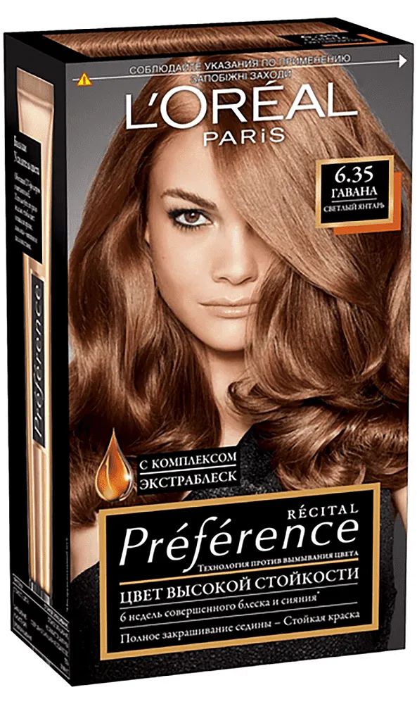 Ներկ մազի «L'Oreal Paris Recital Preference» №6.35