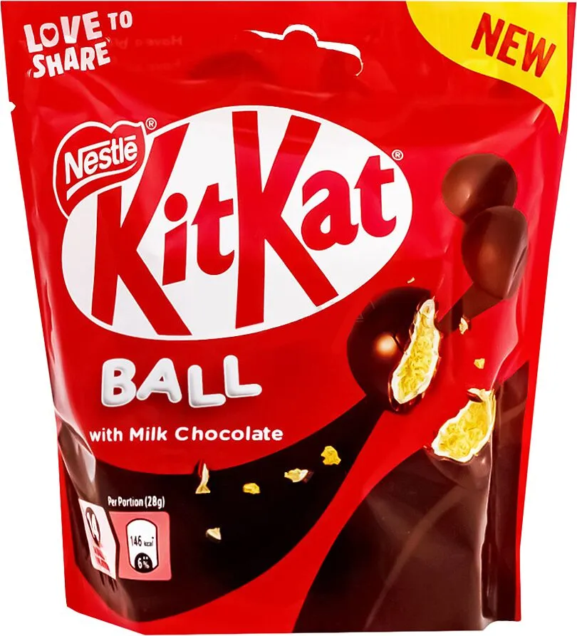 Շոկոլադե կոնֆետներ «Kit Kat Balls» 140գ