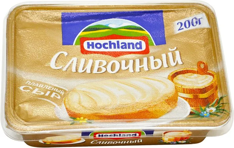 Պանիր հալած սերուցքային «Hochland» 200գ
