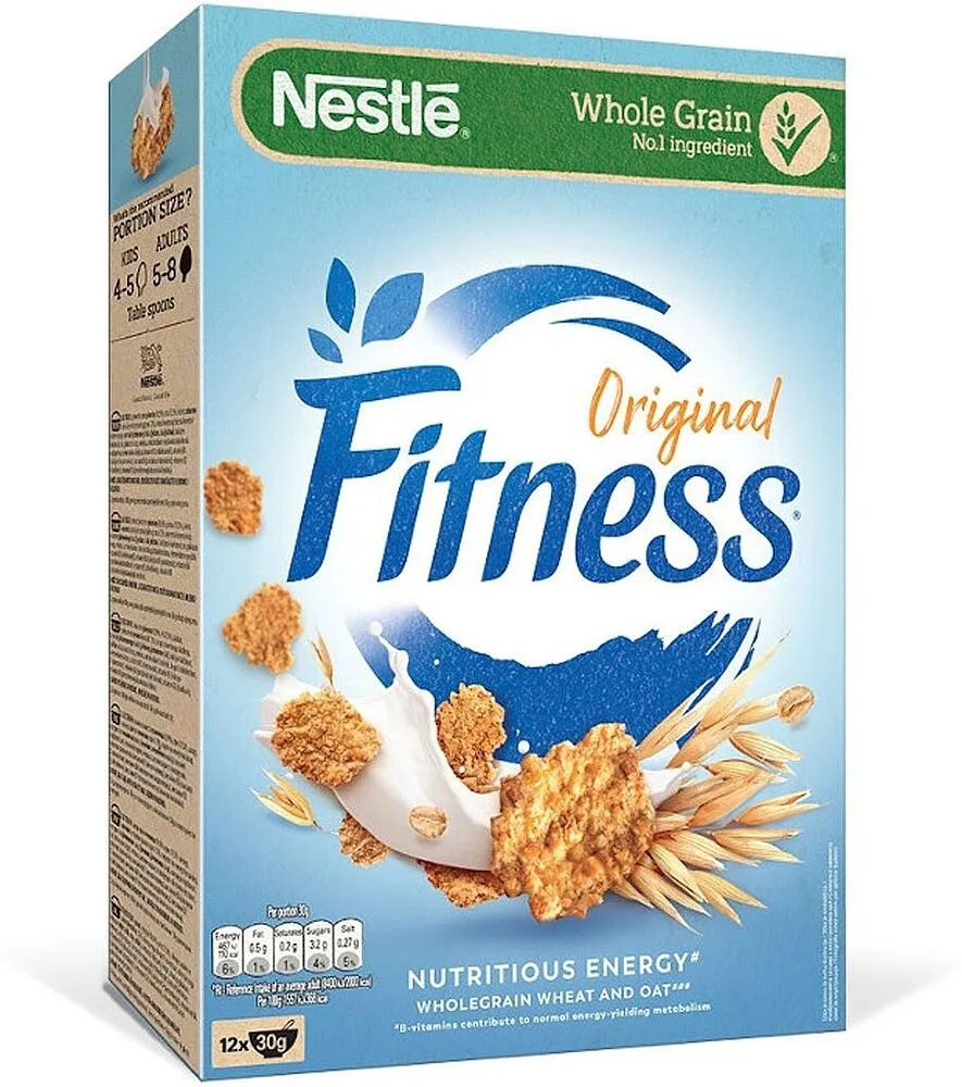 Պատրաստի նախաճաշ «Nestle Fitness Original» 375գ