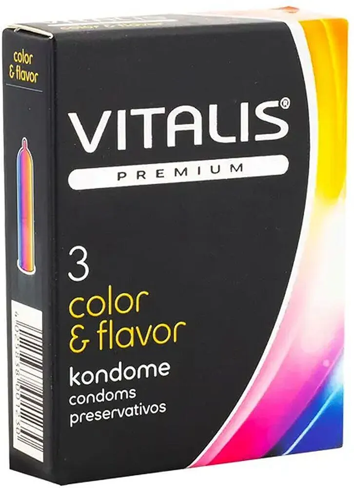 Պահպանակ «Vitalis Color and Flavor» 3հատ