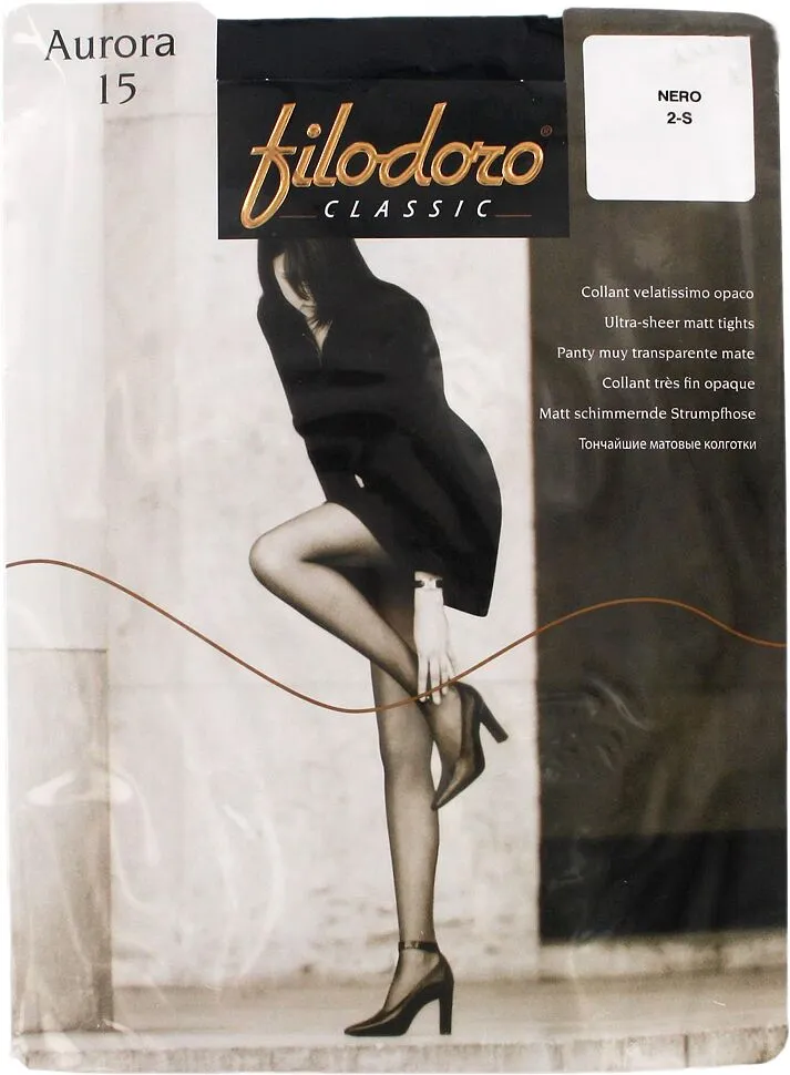 Զուգագուլպա «Filodoro Aurora» nero (սև)  