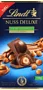 Շոկոլադե սալիկ պնդուկով «Lindt Nuss Deluxe» 110գ