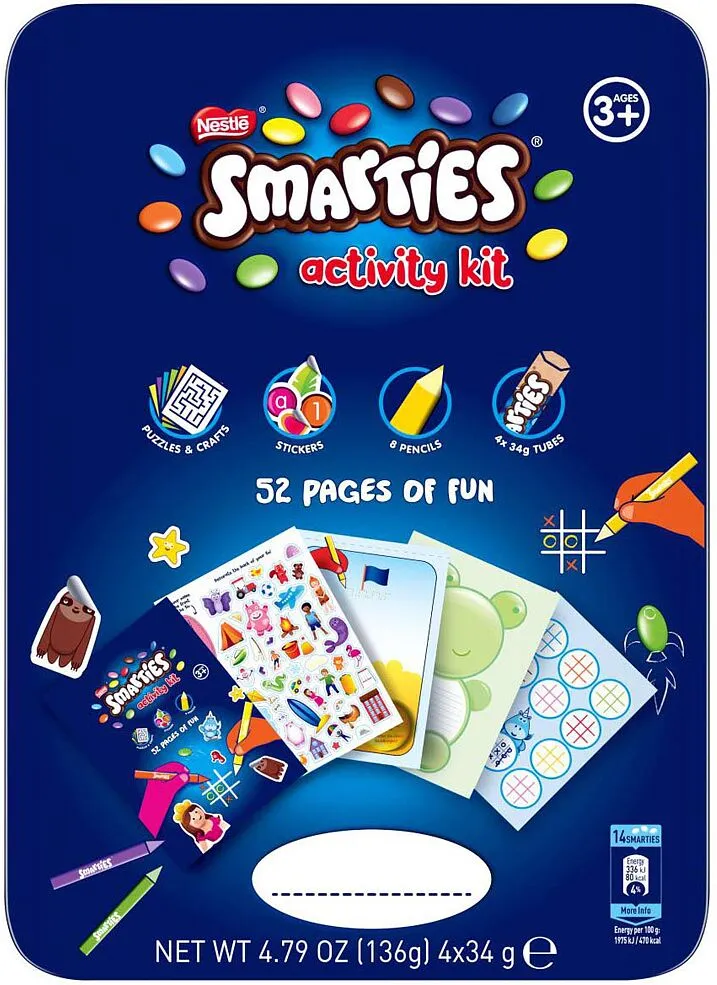 Կոնֆետների հավաքածու «Nestle Smarties» 136գ