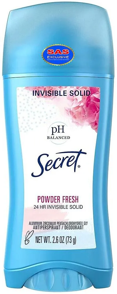 Հակաքրտինքային միջոց-սթիք «Secret Powder Fresh» 73գ