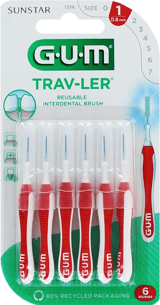 Ատամի խոզանակ միջատամային «Sunstar GUM Travler»
