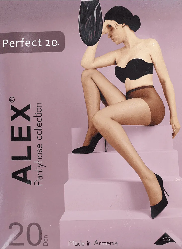 Զուգագուլպա սև «Alex Perfect 20 Den N5»