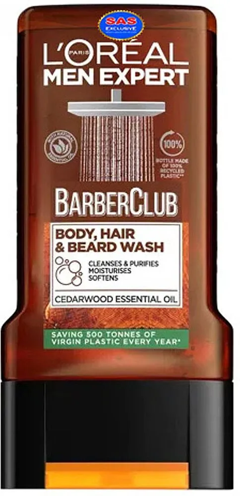 Լոգանքի գել «Loreal Men Expert Barber Club» 300մլ