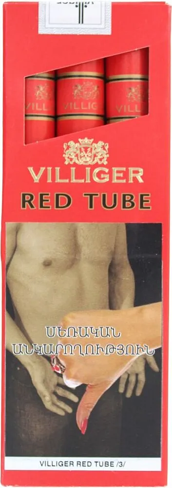 Սիգար «Villiger Red Tube Sumatra» 3 հատ