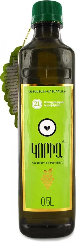 Յուղ խաղողի կորիզի «Կորիզ» 0.5լ 