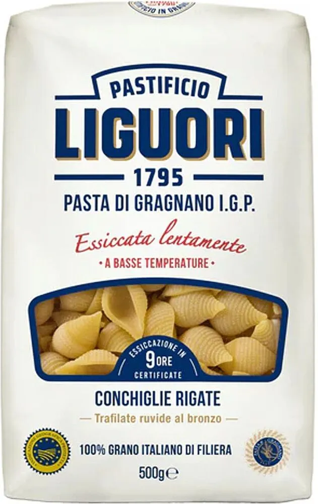 Մակարոն «Liguori Conchiglie Rigate» 500գ