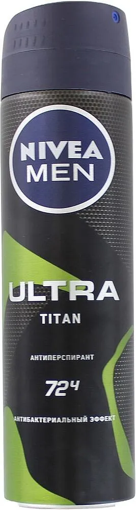 Հակաքրտինքային աէրոզոլային միջոց «Nivea Men Ultra Titan» 150մլ