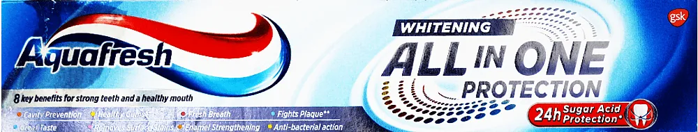 Ատամի մածուկ «Aquafresh All in One Crystal White» 100մլ