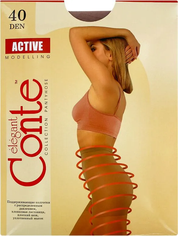 Զուգագուլպա մոկկա «Conte Elegant Active 40 Den N4» 