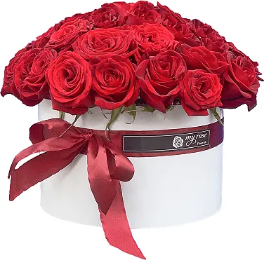 Ծաղկային կոմպոզիցիա «My Rose Amor y Esperanza» 25 հատ