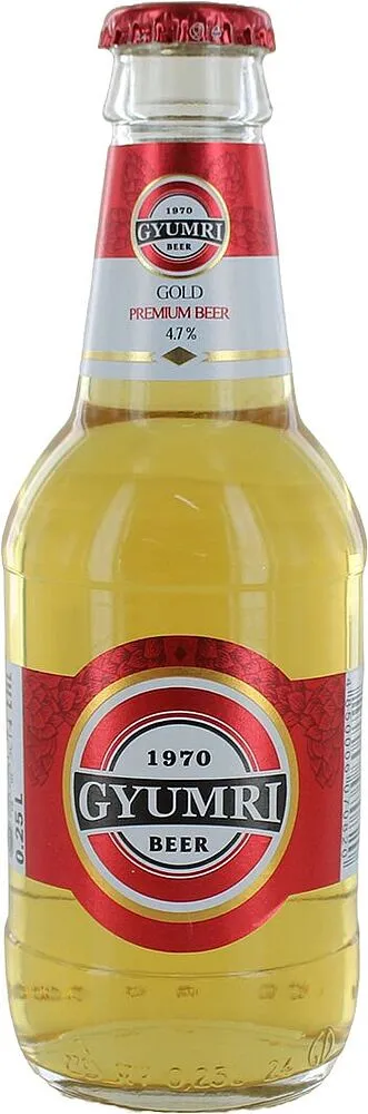 Գարեջուր «Գյումրի Գոլդ» 0.25լ