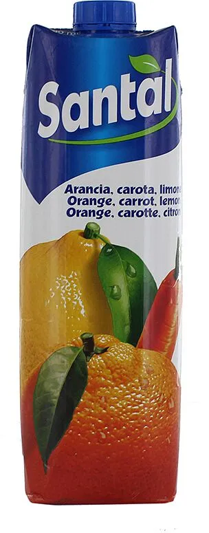 Հյութ նարնջի, գազարի և կիտրոնի «Santal Ace» 1լ