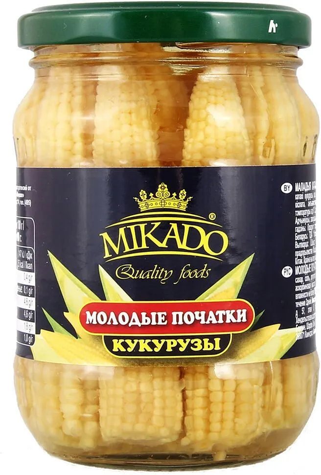 Եգիպտացորենի կողրիկներ մարինացված «Mikado» 370գ