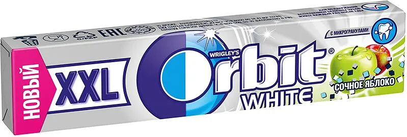 Մաստակ խնձորի «Orbit White XXL» 20.4գ