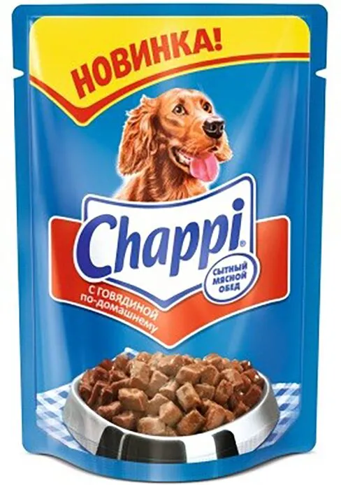 Շների կեր տավարի «Chappi» 100գ
