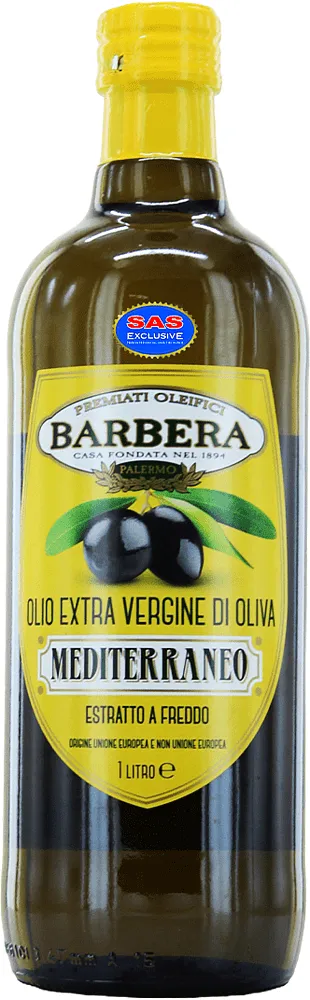 Ձեթ ձիթապտղի «Barbera Mediterraneo Extra Virgin» 1լ