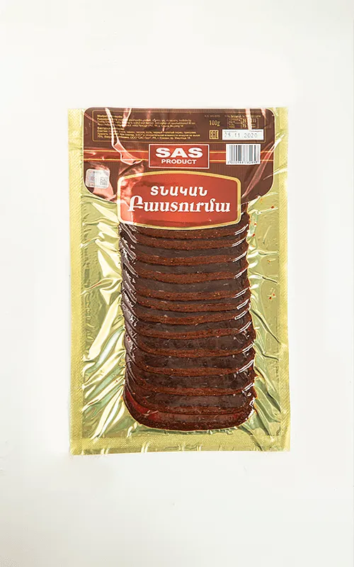 Բաստուրմա տնական, կտրատած «SAS Product» 100գ